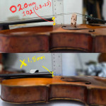 Restauración y ajuste de violines